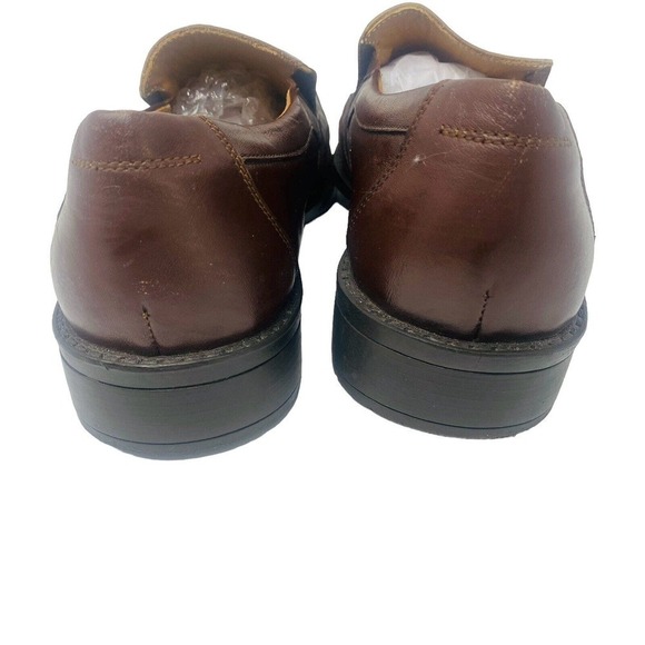 BUCCHERI Handmade SHOES LOAFERS Men’s US SZ 9 EU 40 Brown Leather - Picture 5 of 8